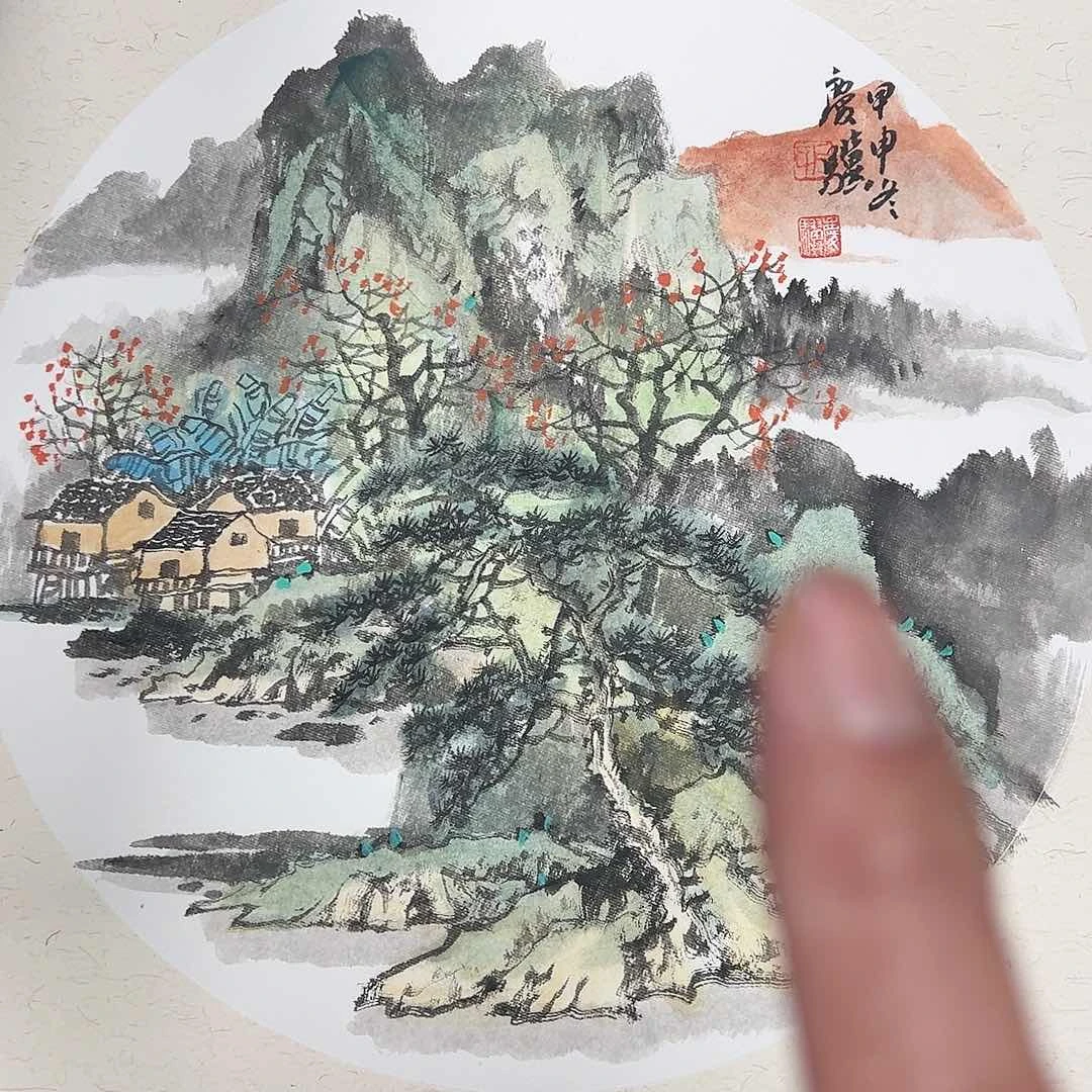 绘画浮**影韩江书画石庆骥