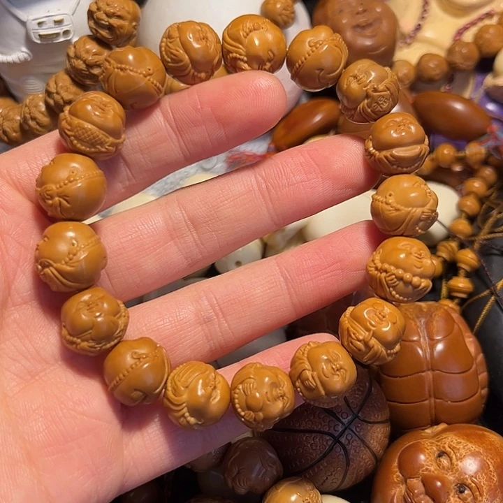 手串/手链橄榄核猴头1.45弥勒