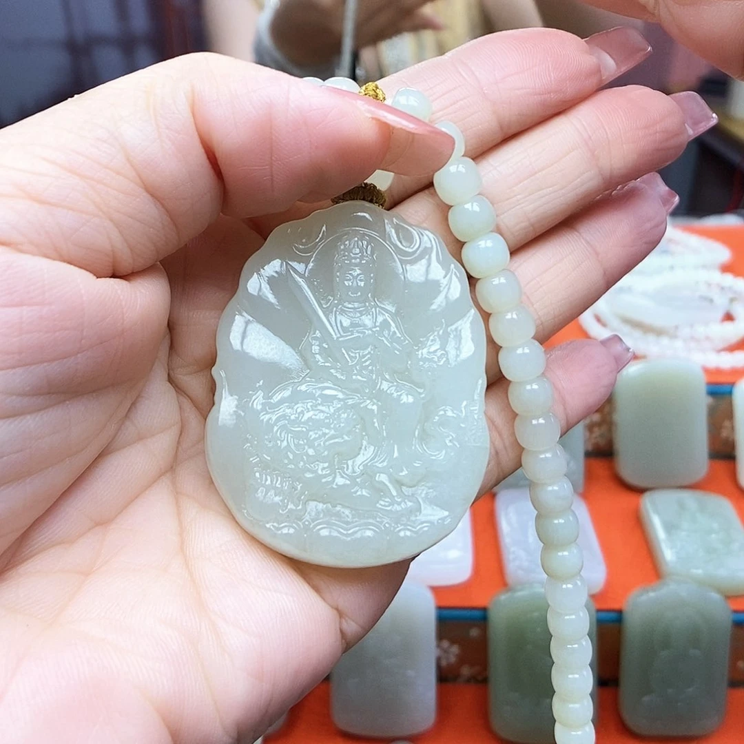 和田玉未镶嵌颈饰顺*名