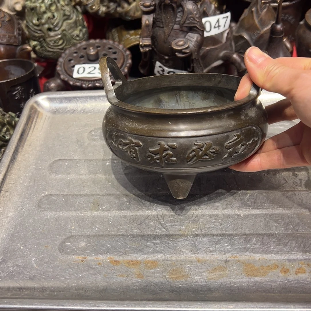 黄铜摆件，文房摆件