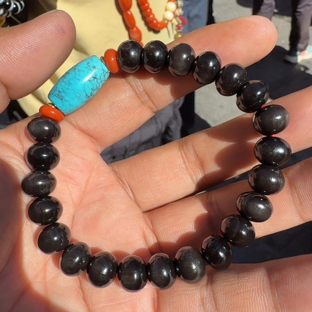 琉璃颈饰精品珠子