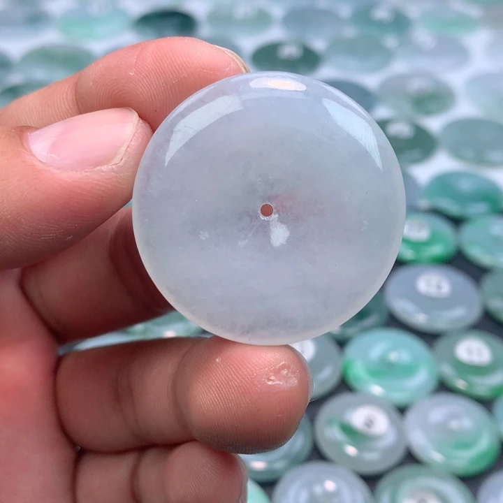 翡翠未镶嵌颈饰缅甸天然A货翡翠37.2-6.1