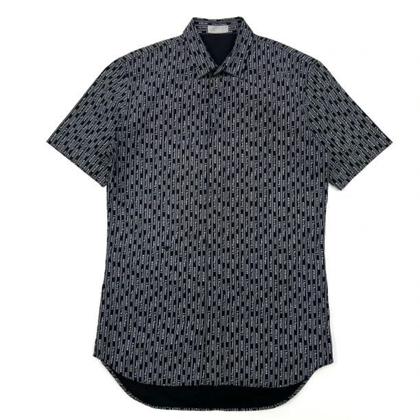 99新 DIOR/迪奥 99新 Dior/迪奥 满印字母logo短袖衬衫 38码/
