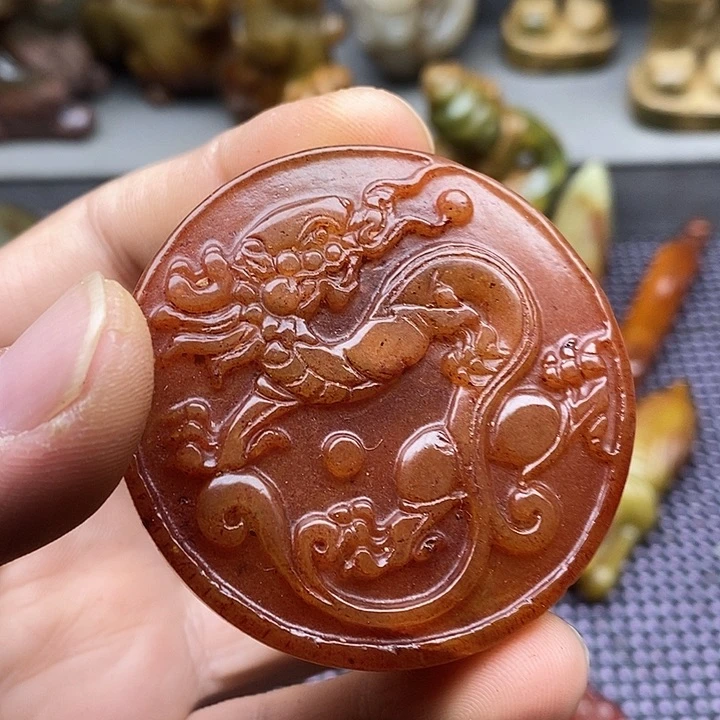 未镶嵌蛇纹石玉颈饰