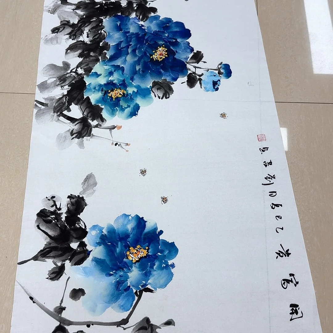 国画国画作品多次