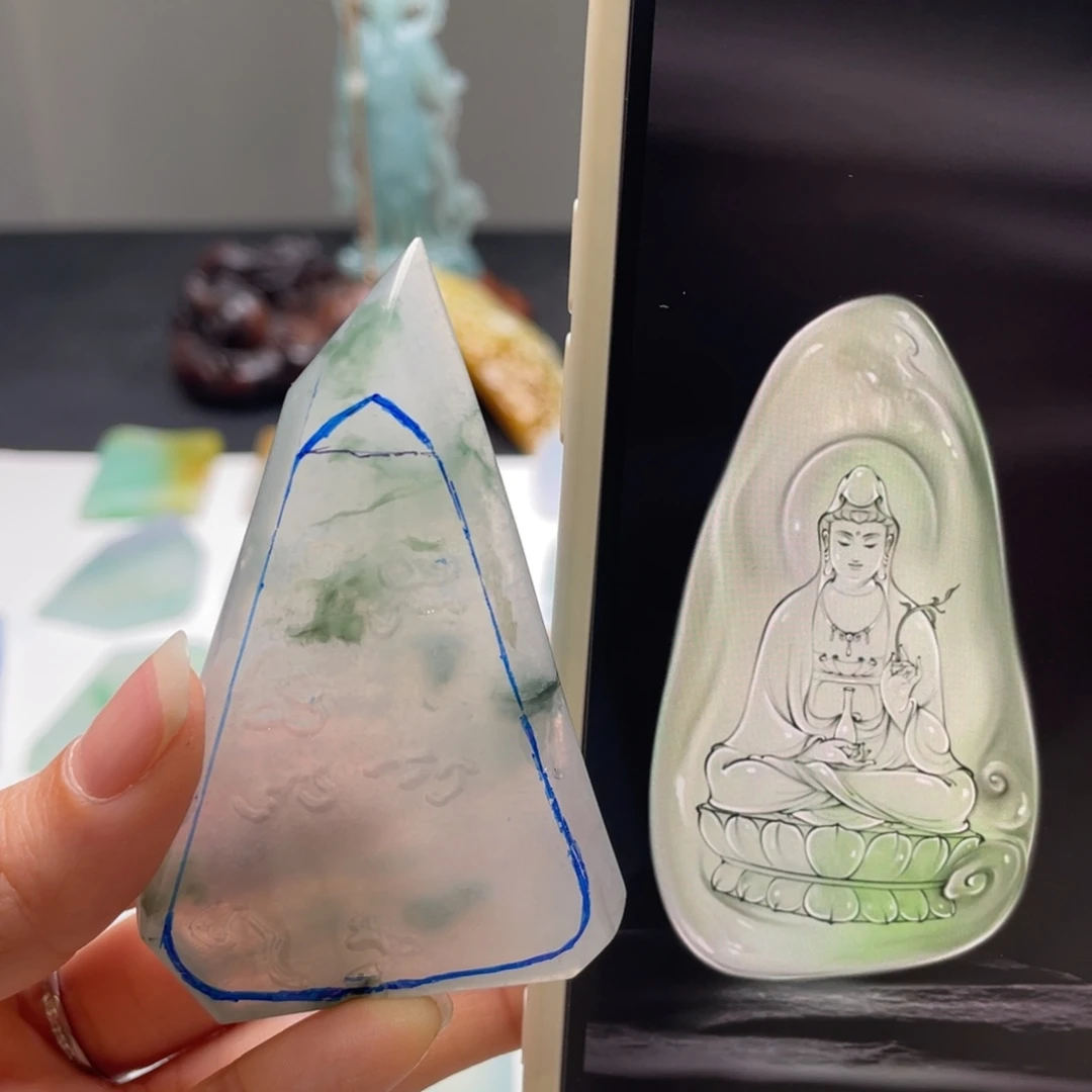 定制翡翠未镶嵌包工