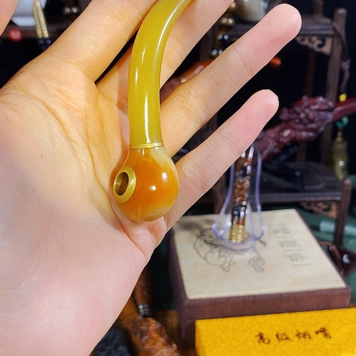 高端定制金丝楠烟嘴
