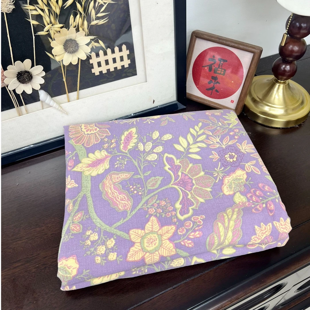 秋冬款双层纱床单--紫气东来 220*240-1