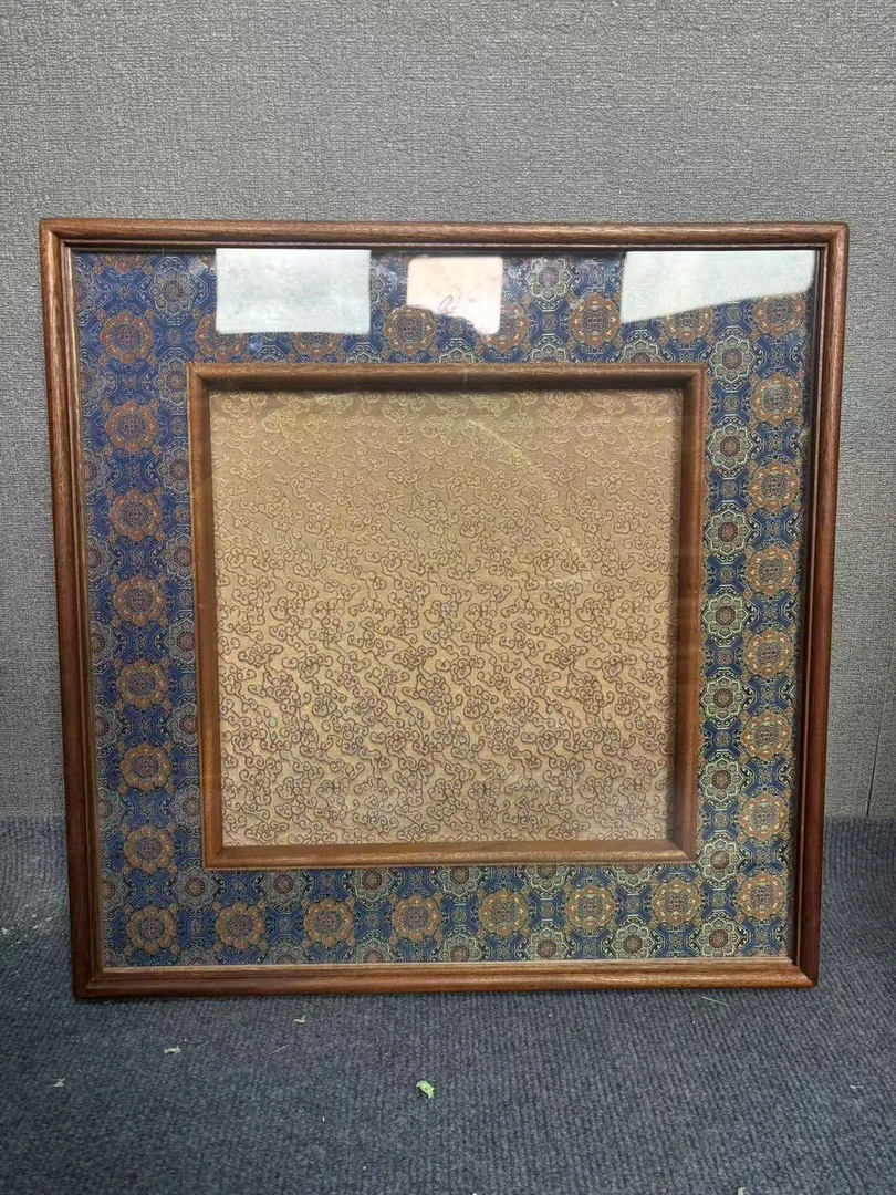 下凹高端立体框 外框50x50 画心33x33 下凹2.5公分 宝相