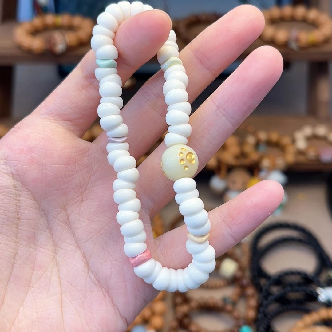 白玉菩提手串y****＾直播间款