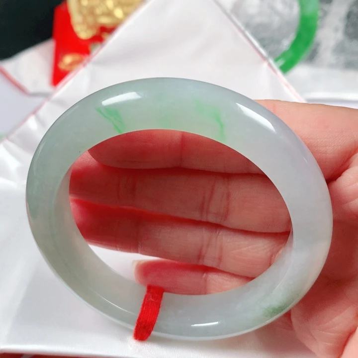 未镶嵌手镯翡翠  编号D1313 正圈55 强推