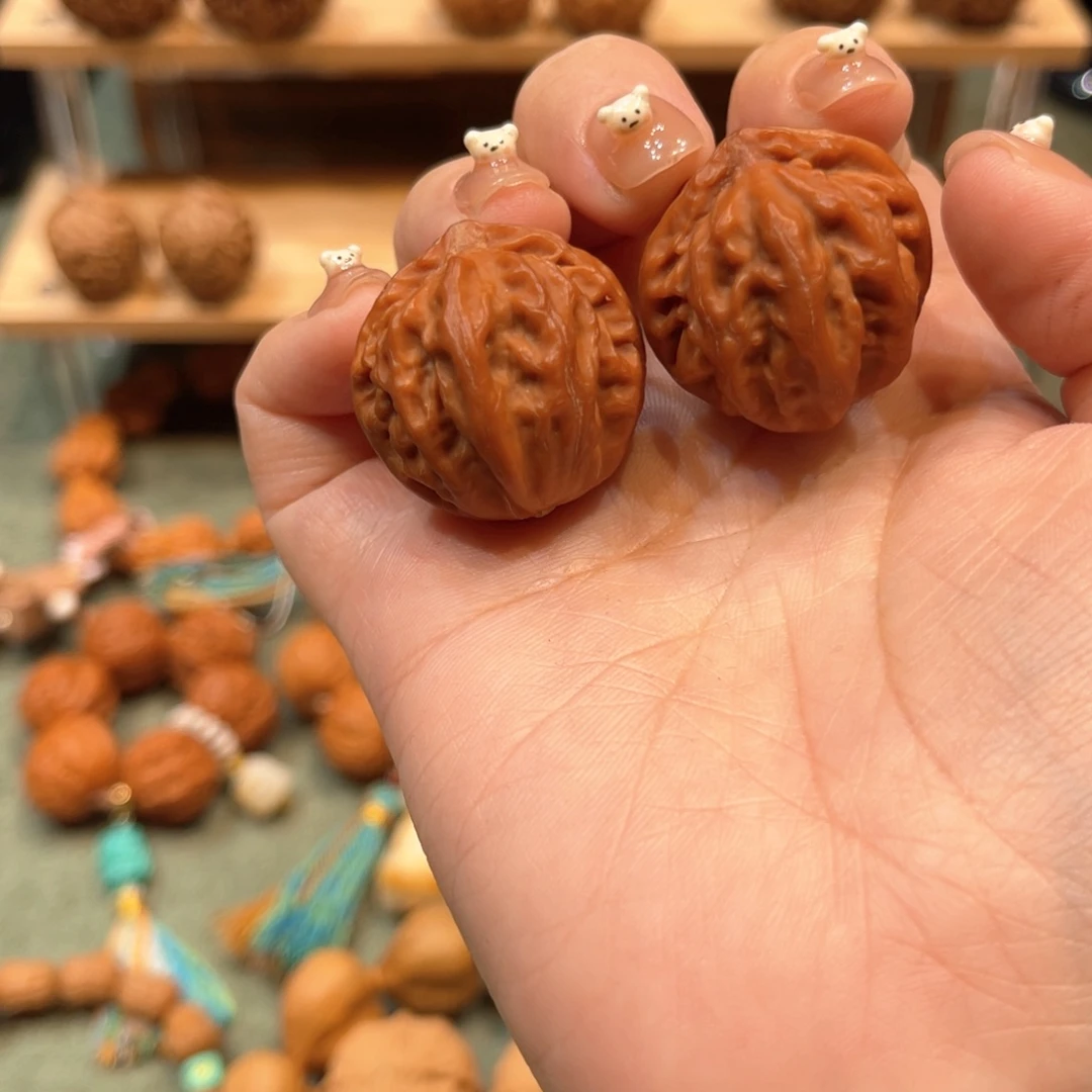 把件文玩核桃梅花球全品