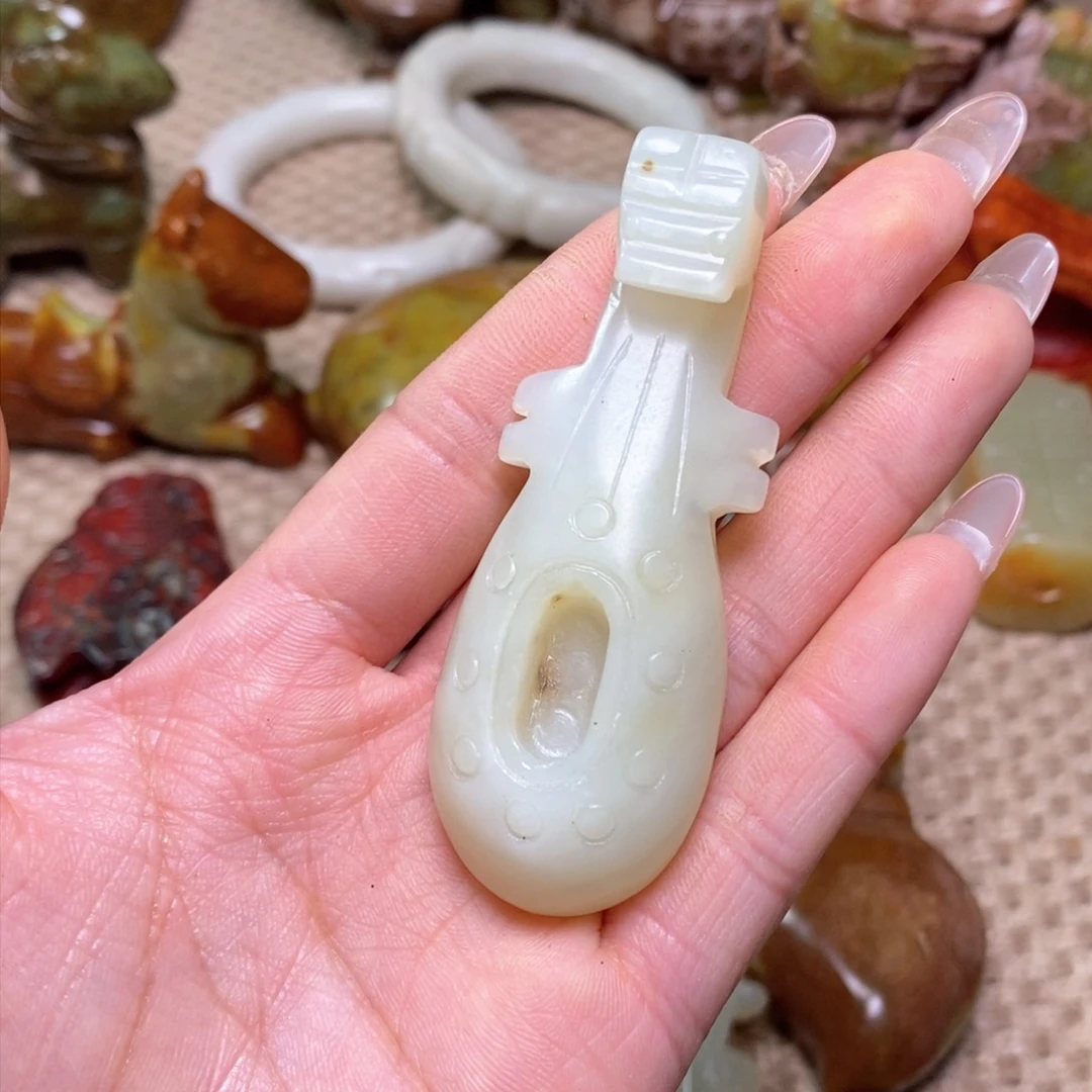 白玉菩提吊坠白玉菩提白玉菩提摆件