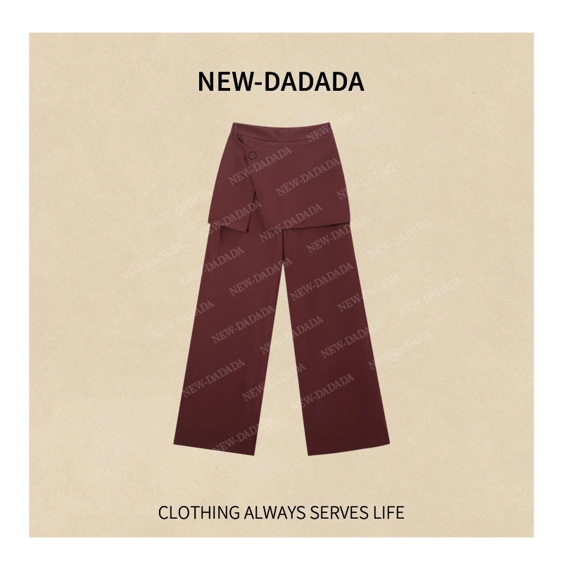 清清利达 NEW DADADA【甜柚片语】时尚休闲设计感裤子SDK2326