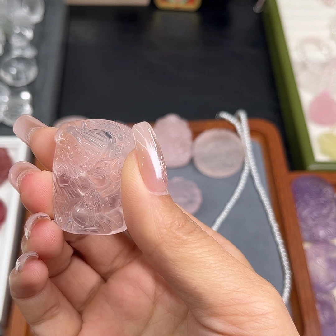水晶珠宝半成品未镶嵌白**孜12