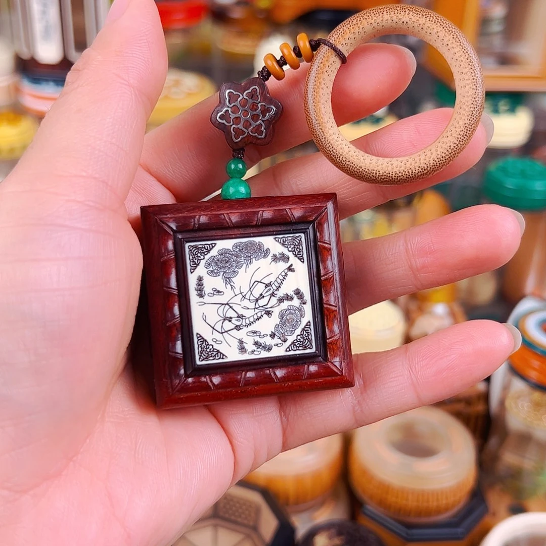 张圣林麻将块黄蛉盒一个