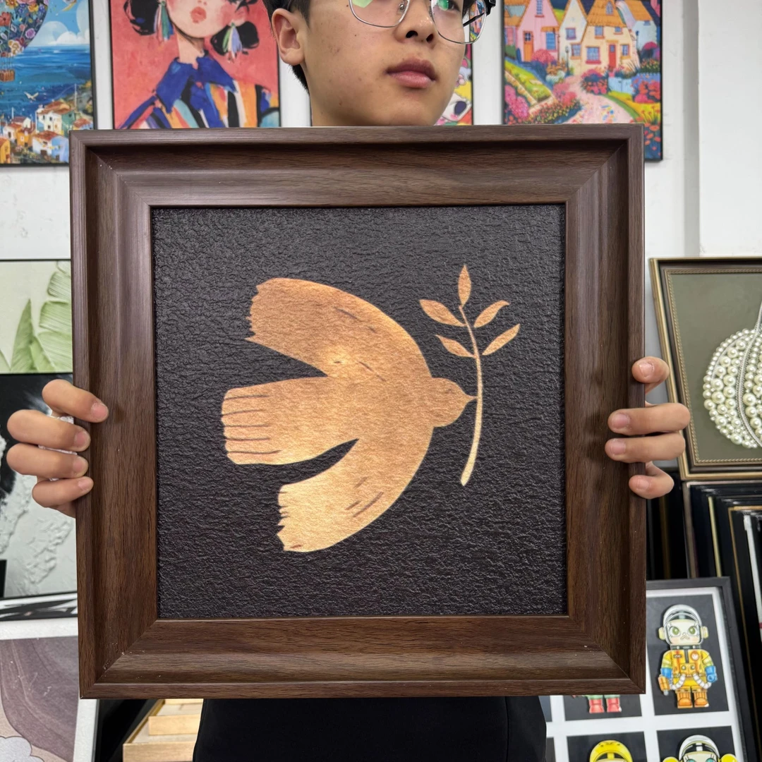 法式复古燕子客厅卧室装饰画艺术感桌面摆画沙发背景墙挂画144