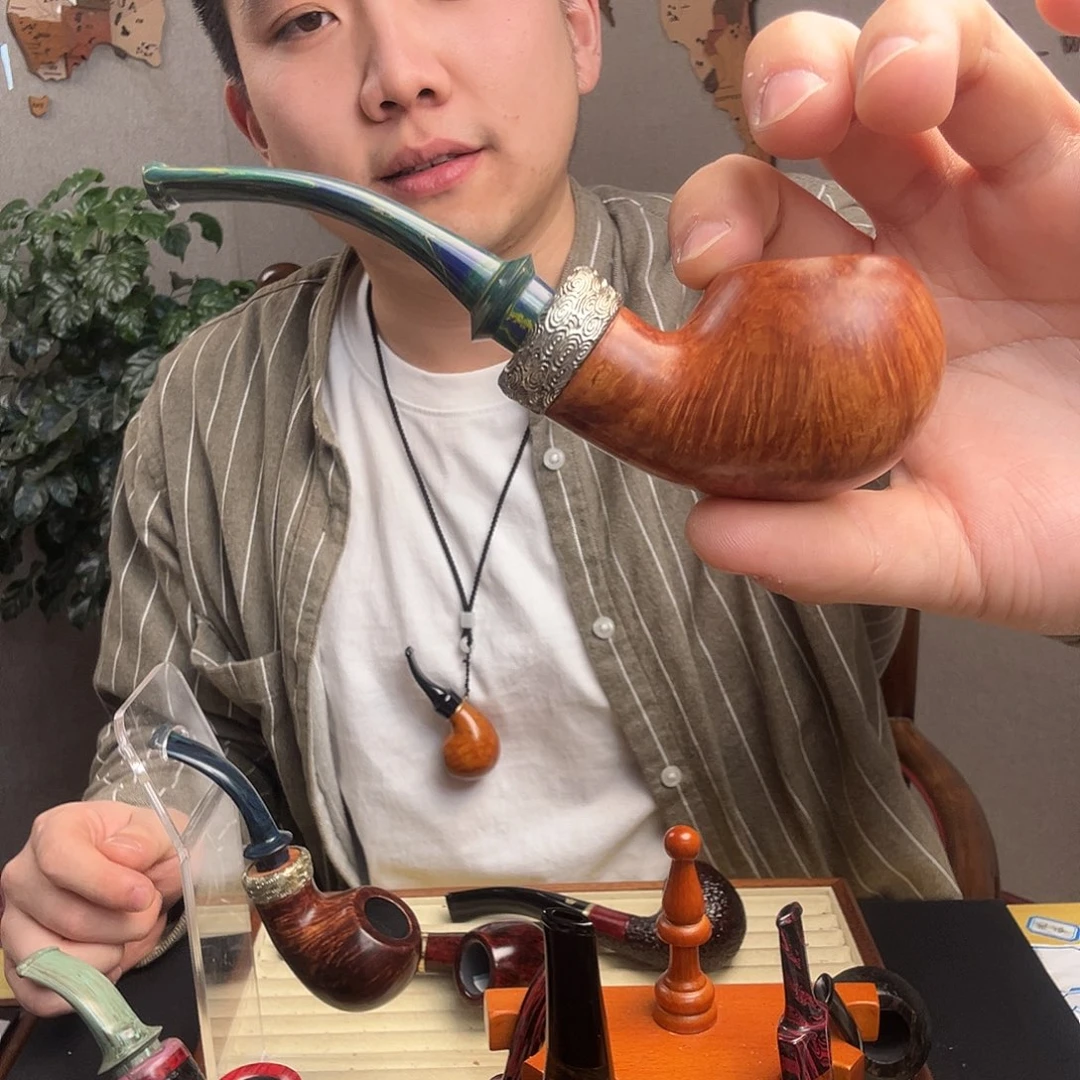 石楠木心****！意大利进口石楠木烟斗