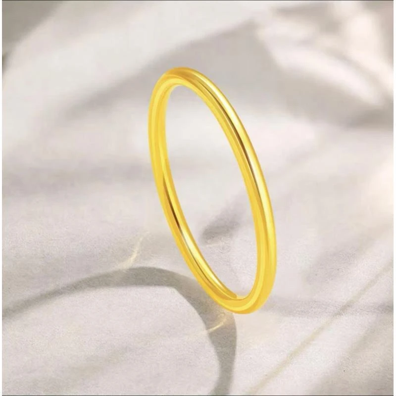 足银手镯  【巨星珠宝】足银 999 亮面素圈手镯 BP00022