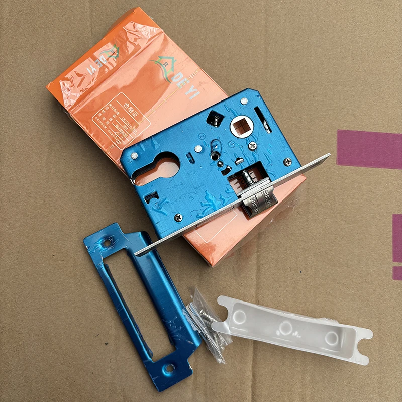 【拍1发10】小50上提反锁304不锈钢锁体可用木门 室内指纹锁锁体