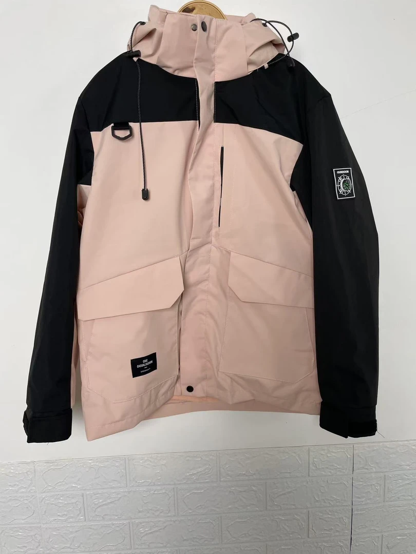 A327 时尚新款冲锋衣粉色