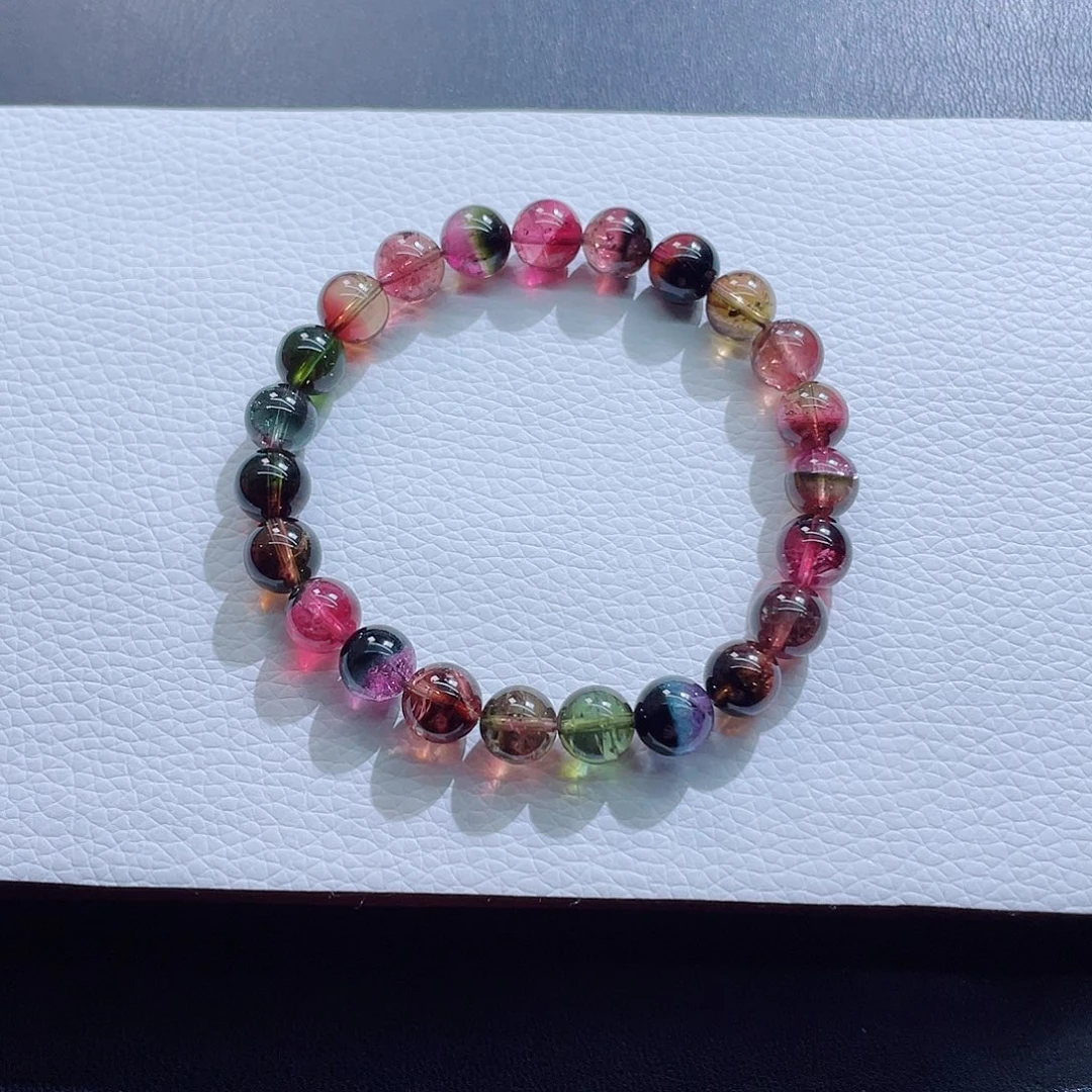 未镶嵌碧玺手链8.8mm左右