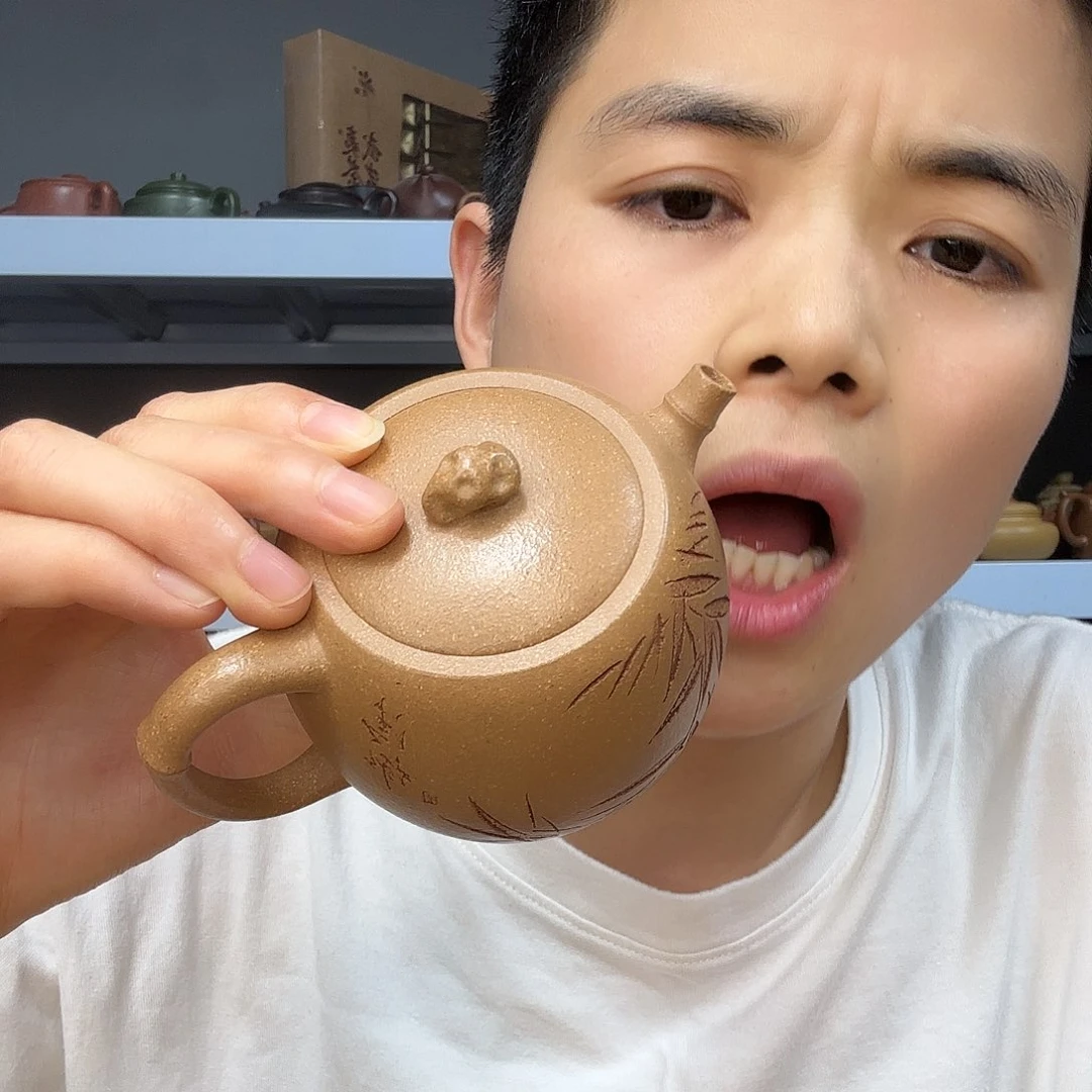 茶壶紫砂民间手艺人全手工制作