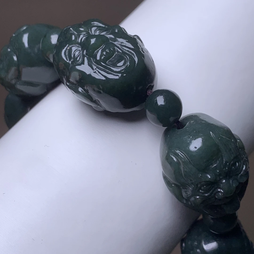 F547海川拍卖和田玉手串