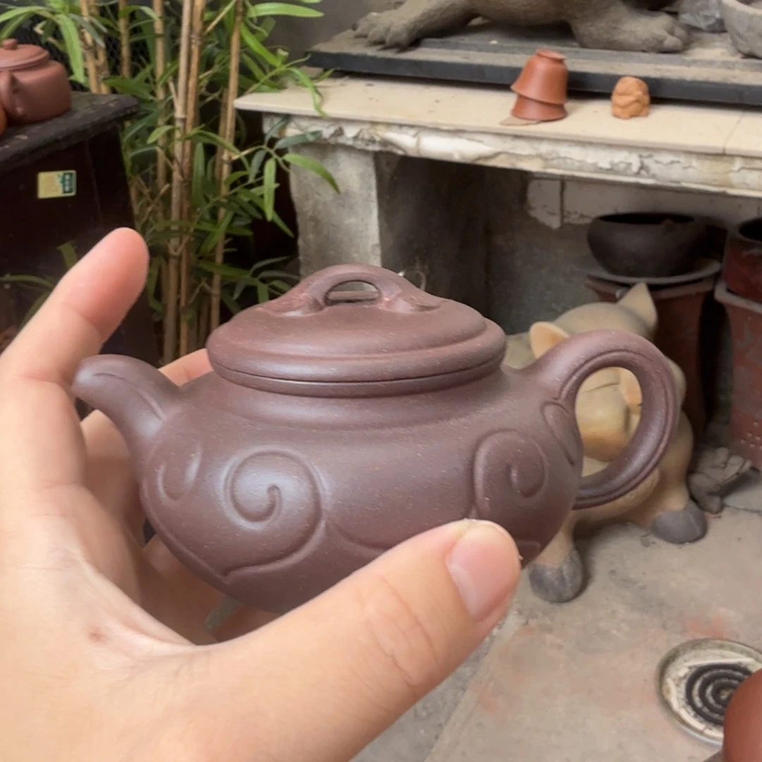 茶壶底槽青小郭紫砂