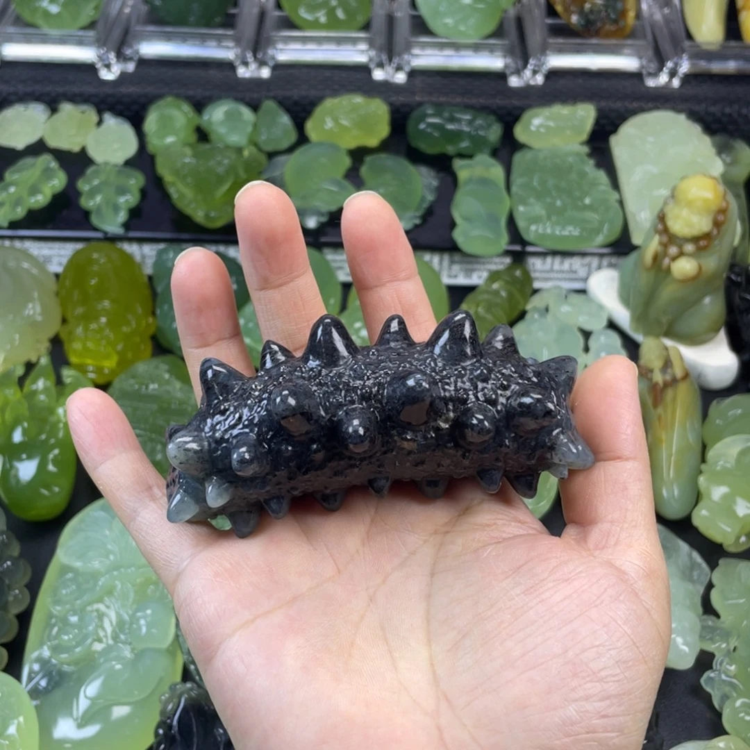 蛇纹石玉未镶嵌珠宝奇石