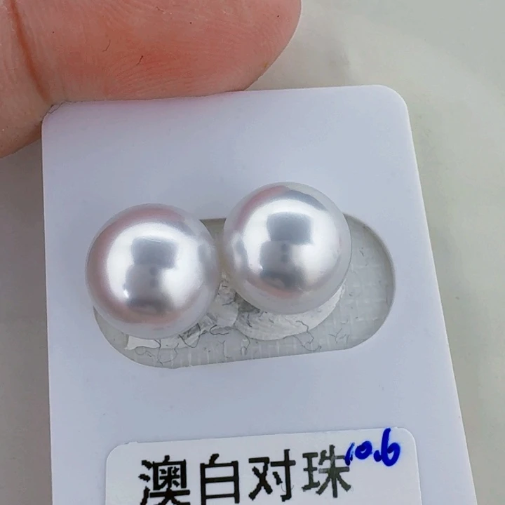 海水珍珠素丁18K金镶嵌栗*