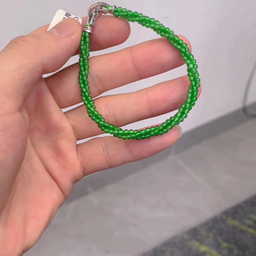 翡翠未镶嵌项链天然翡翠