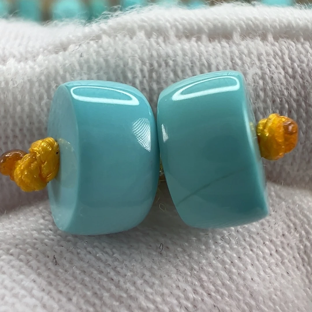 未镶嵌绿松石配饰8*4mm