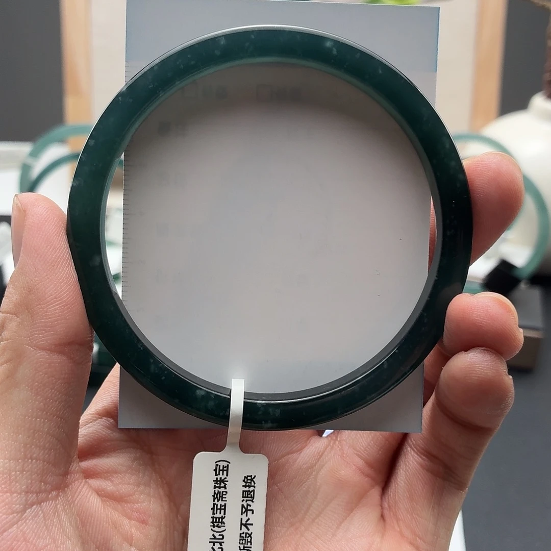 翡翠未镶嵌手镯绿水翡翠手镯-福利款不退不换