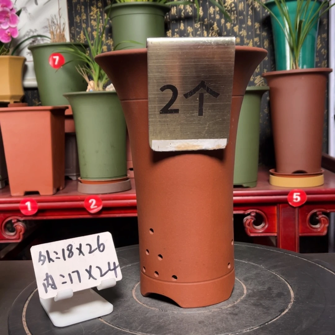 紫砂花盆紫砂花盆