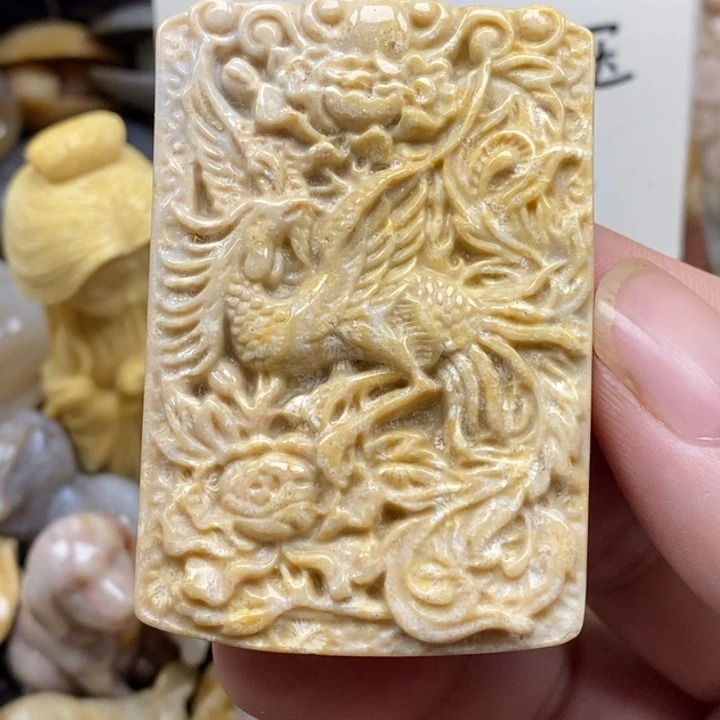 硅化珊瑚（珊瑚玉）未镶嵌颈饰
