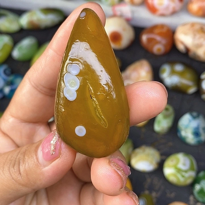 手把件饰品花眼玛瑙
