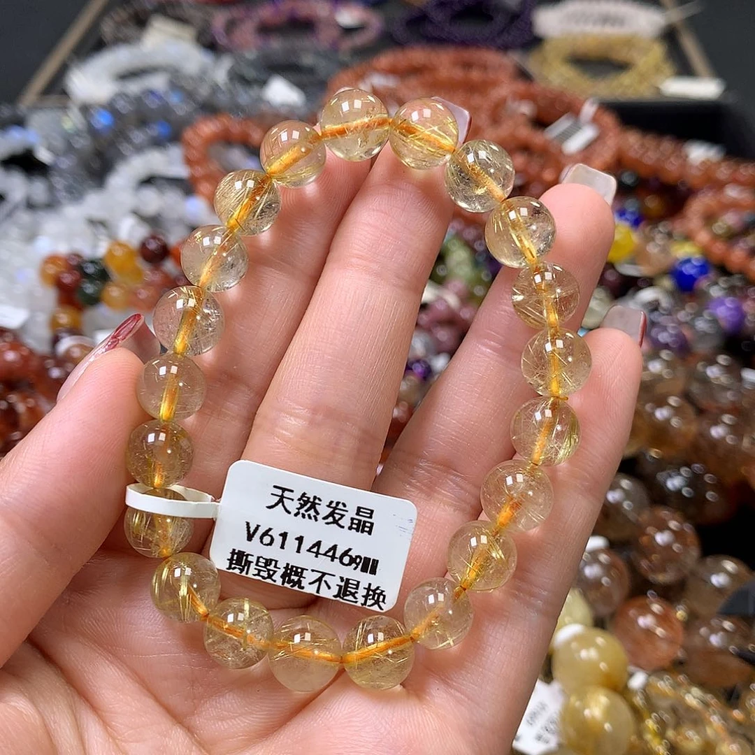 水晶手链未镶嵌，