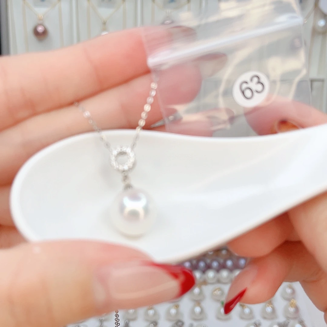 淡水珍珠吊坠(赠链)合金