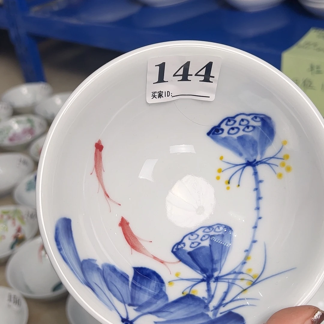 瓷片景德镇陶瓷手工手绘制作