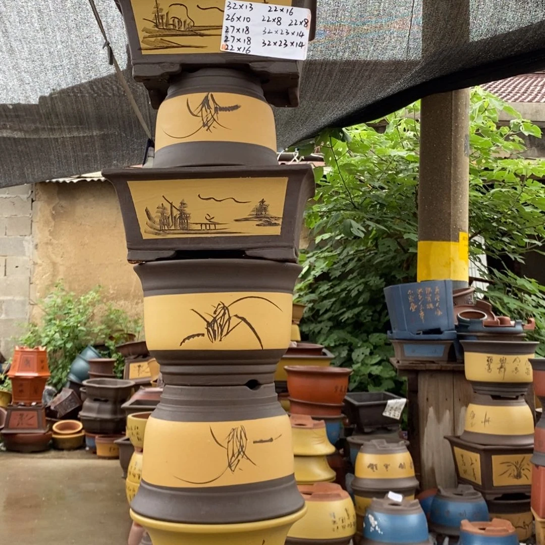 紫砂花盆紫砂亲爱的你是我