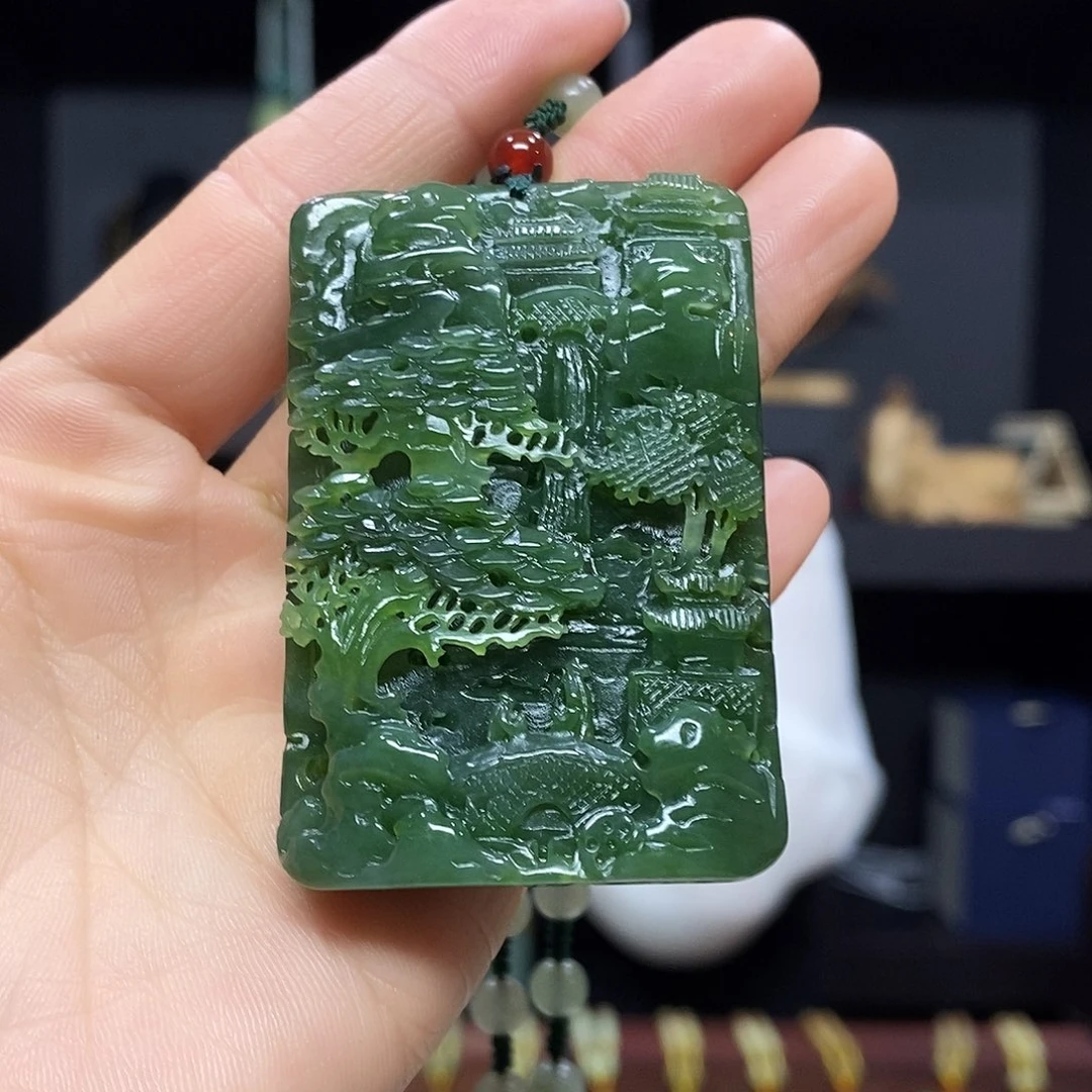 和田玉挂件吊坠未镶嵌