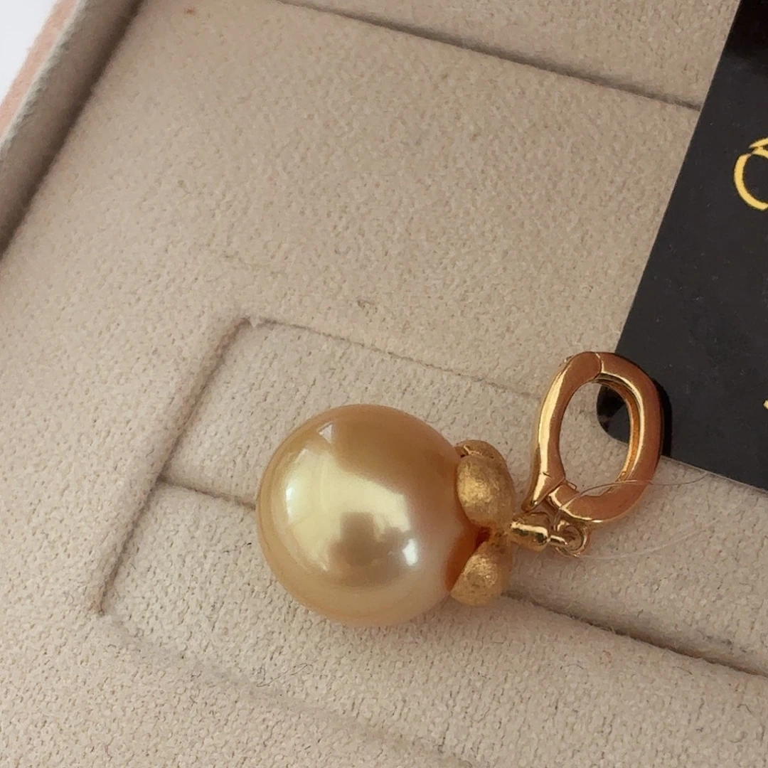 银S925镶嵌海水珍珠颈饰