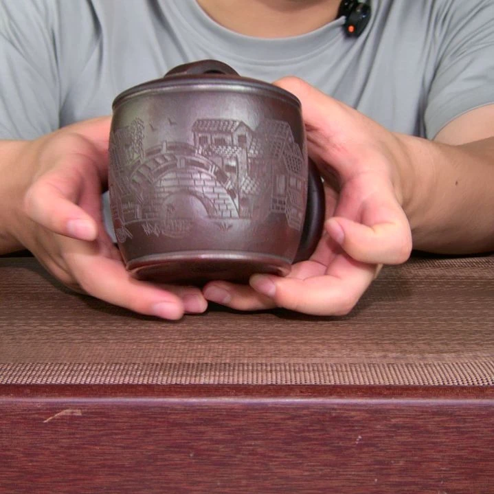 茶杯紫砂高货放漏