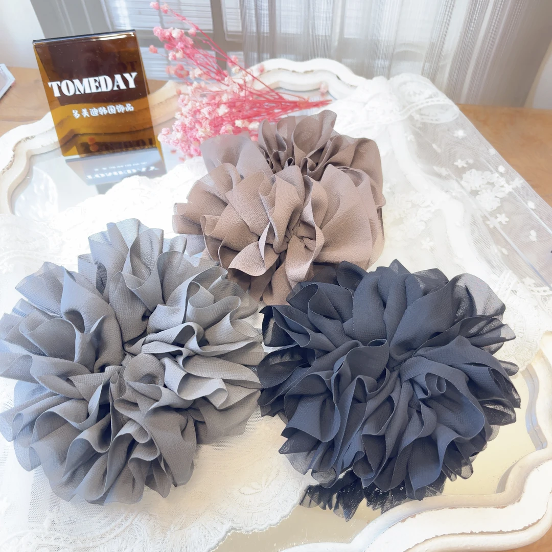 W1141韩系设计浪漫秋冬纯欲简约ins花苞肠圈