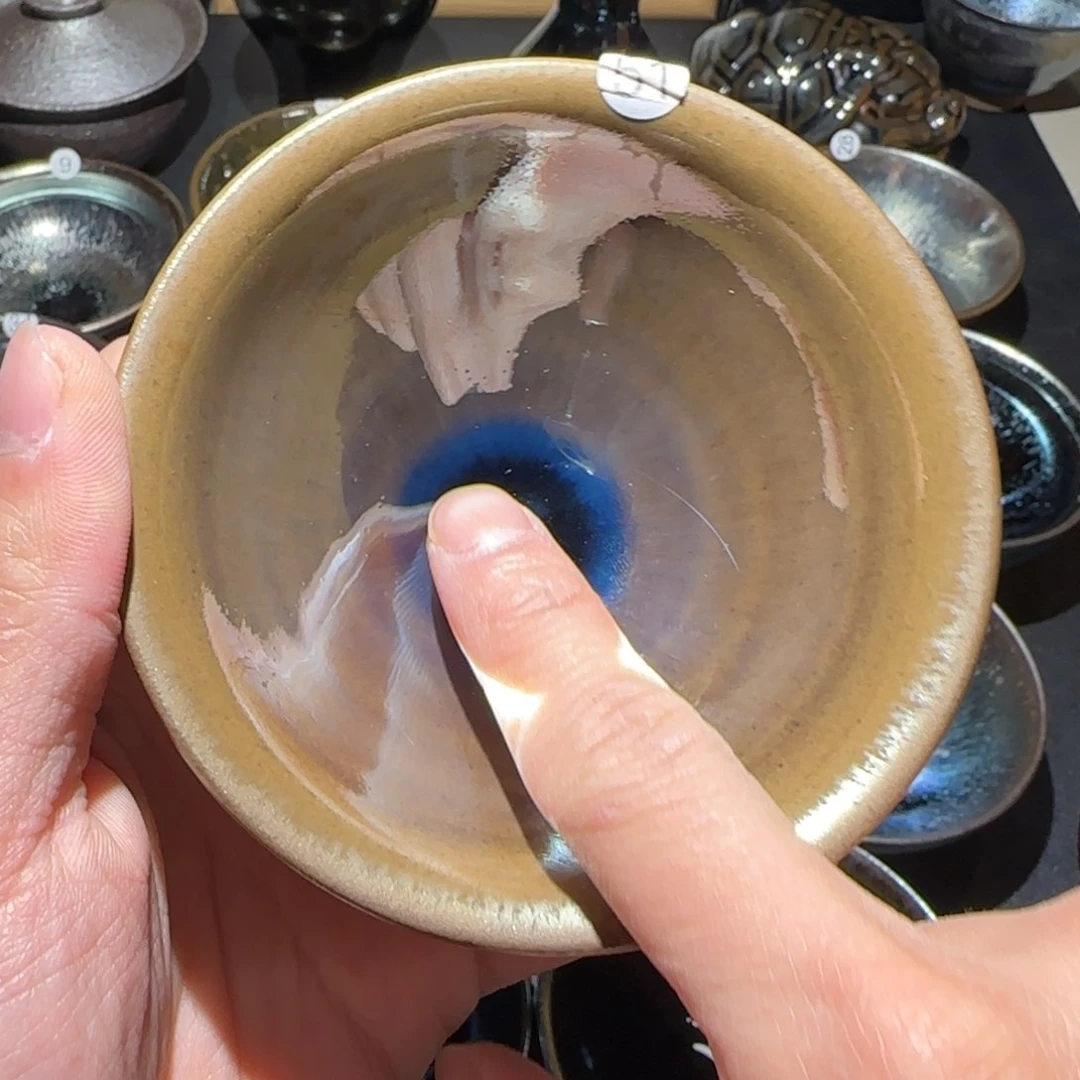 茶盏精品柴烧放漏放漏51