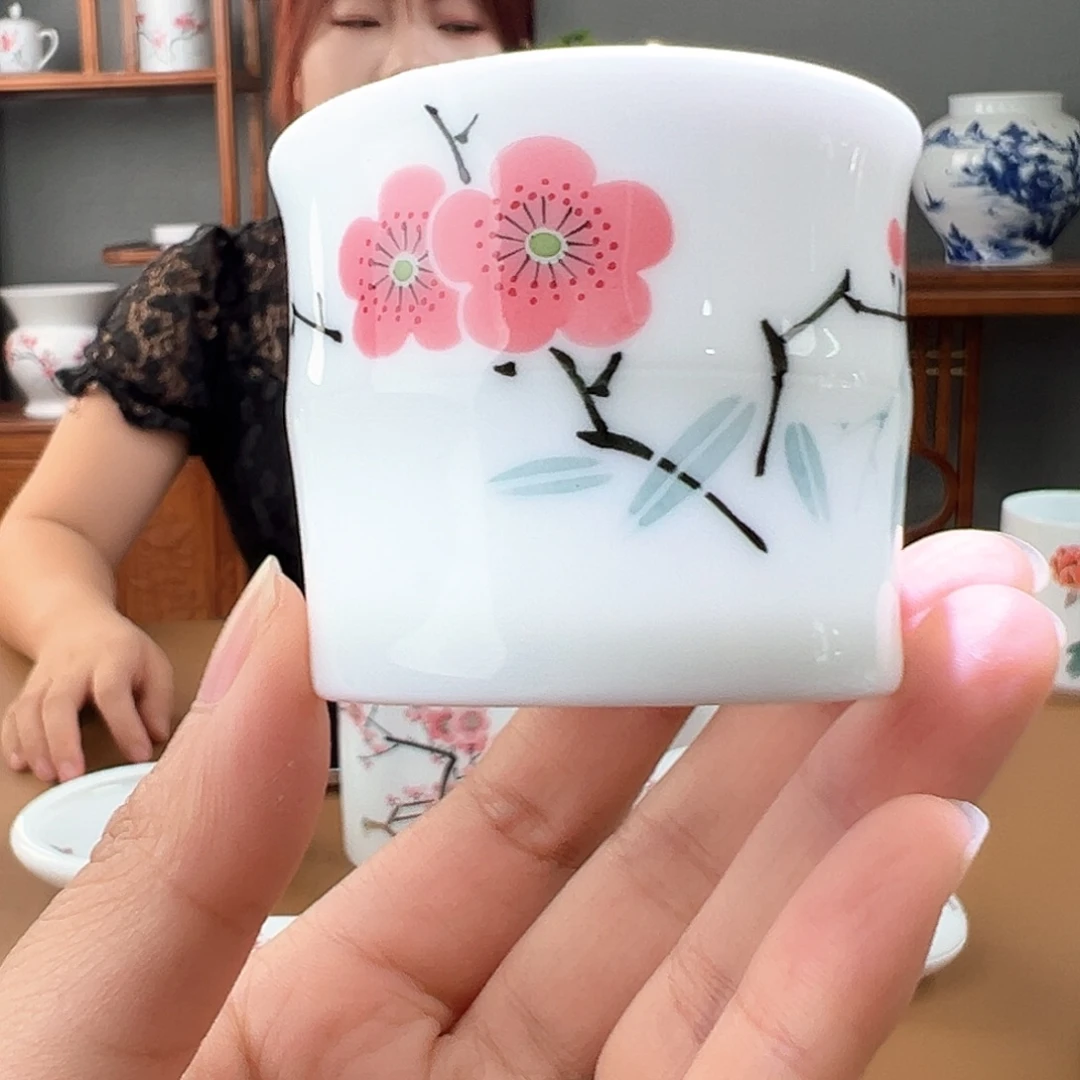 翠竹红梅竹节杯杯