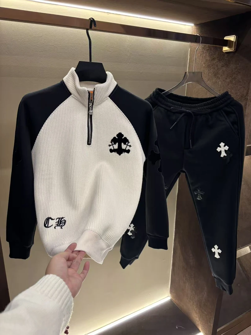 男士冬季新款轻奢休闲百搭修身时尚套装N69932