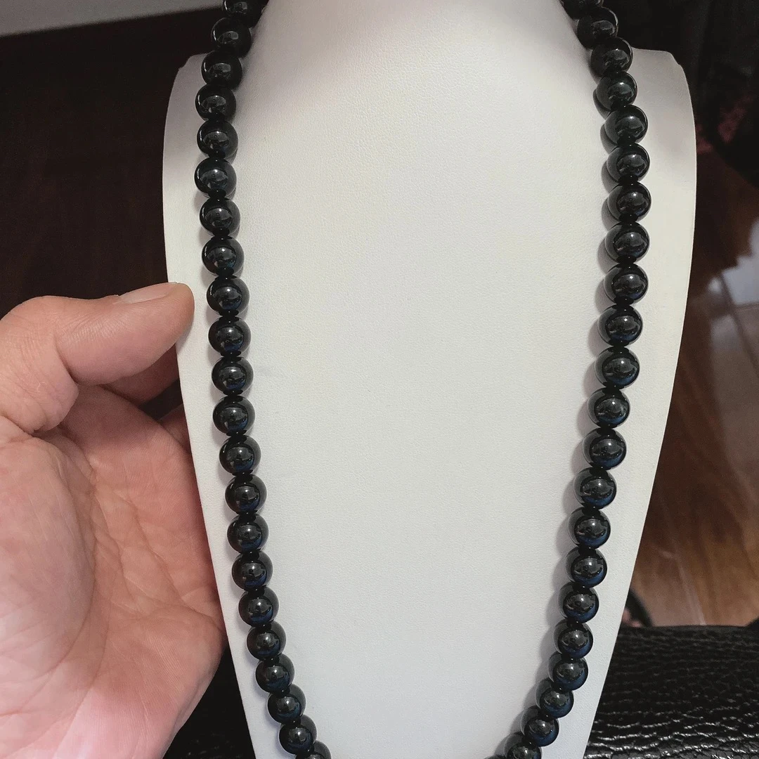 天缅料A货 9+圆珠项链60粒788