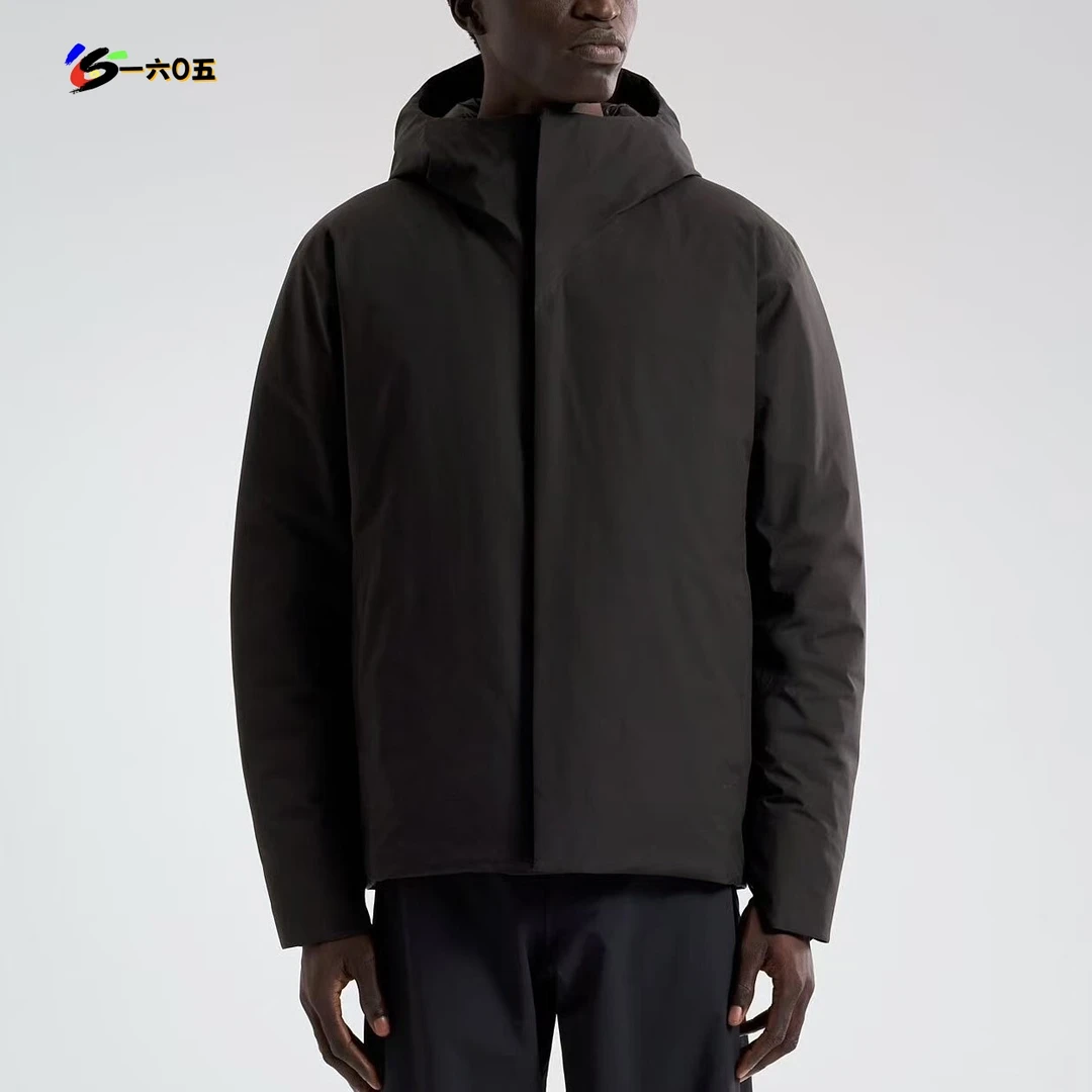 SC24190轻商务简约高蓬松鹅绒服冬季休闲防风保暖连帽轻量羽绒服